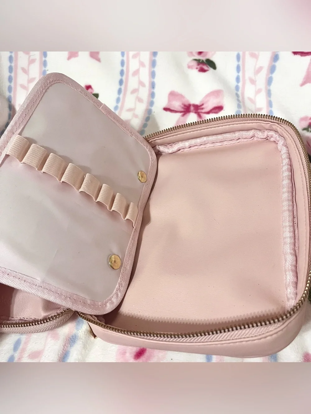 Simply Gilded pink pencil pen case organizer